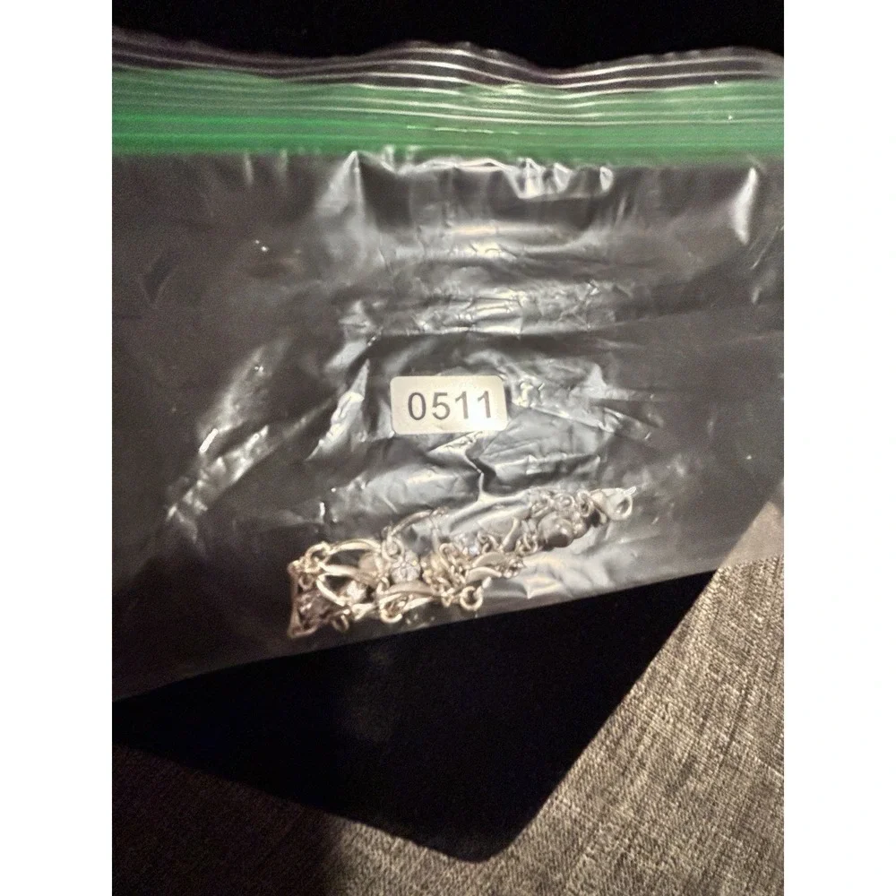 Silver Tone Anklet 10